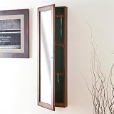 Wall-Mount Jewelry Mirror Armoire