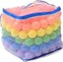 200 "Phthalate Free" Pit Balls w/ Mesh Toting: 6 Colors - Red, Orange, Yellow, Green, Blue, and Purple
