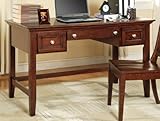 Steve Silver Furniture Oslo Writing Desk and Chair Set in Multi-Step Cherry ....