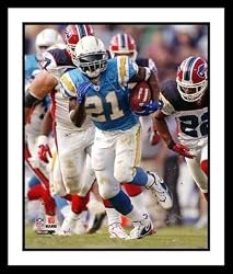 LaDainian Tomlinson San Diego Chargers NFL Framed 8x10 Photograph Baby Blue Rushing