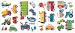 Transportation Planes Trains Trucks Peel & Stick Decor