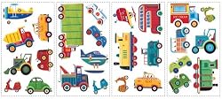 Transportation Planes Trains Trucks Peel & Stick Decor