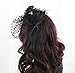 Always a Lady Womens Fascinator Hat Hair Clip for Derby Party Funeral Polka Dot Veil