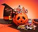 Tricks or Treats Halloween Candy Filled Jack O Lantern