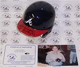 Dale Murphy Autographed/Hand Signed Atlanta Braves Mini Helmet with 82,83 NL MVP Inscription