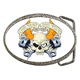 Belt Buckle of Live Fast Die Young Skull Flames and Pistons (Harley Davidson, Hog, Motorcycle Riding, Bike Riding, West Coast Choppers, Orange County Choppers, American Chopper) Belt Buckle of Live Fast Die Young Skull Flames and Pistons (Harley Davidson, Hog, Motorcycle Riding, Bike Riding, West Coast Choppers, Orange County Choppers, American Chopper)