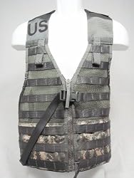 Official US Military MOLLE II Army ACU FLC Fighting Tactical Assault Vest Carrier