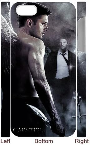 Custom Your Own Unique Supernatural castiel iPhone 5 Cover Snap on Supernatural iPhone 5 Case