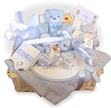 Supreme Deluxe Baby Gift Basket Sky 3-6m