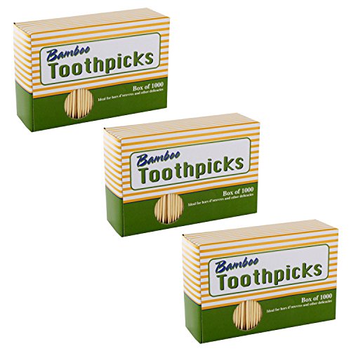 Good Old Values Bamboo Toothpicks, Pack of 3000