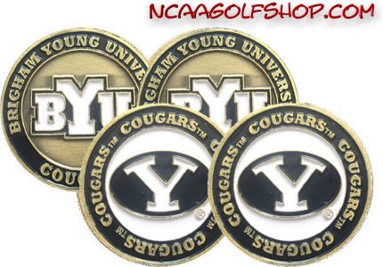 Brigham Young Cougars Golf Ball Markers