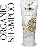 Organic Shampoo By Skabu with Moroccan Argan Oil and Algae, Unscented Age Defying Formula, 8 Fl. Oz.