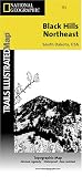 Black Hills - Northeast, South Dakota Trail Map