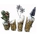 Midwest Forest Frolics Raccoon Block Let it Snow Figure