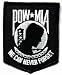 Black POW MIA Embroidered Patch Iron-On Vietnam War Prisoner of War Military Emblem