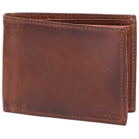 Fossil Carson - IntL Traveler Portefeuille homme - Marron Cui