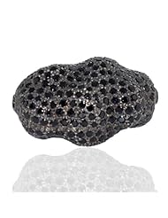 23*12mm Sterling Silver Gemstone Nugget Shape Bead Finding Antique Jewelry