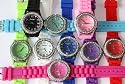 TREND SILIKON WATCH ARMBANDUHR UHR DAMENUHR STRASS KANIMA-B15