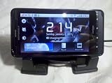Droid X Multimedia Dock Stand with 6' Right Angle Micro USB Cable - ezeStand - The Ultimate Smartphone Stand