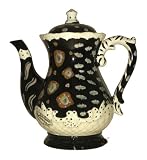 TEA POT, TEAPOT TEA Vintage Tuscany Black