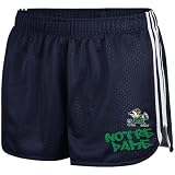 NCAA adidas Notre Dame Fighting Irish Ladies Urban Spray Mesh Running Short - Navy Blue (XX-Large)