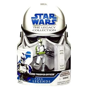 Clone Trooper Officer (Green) Saga Legacy Collection Star Wars Action Figure