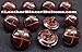 11 piece GENUINE LEATHER BUTTON SET ~Dark Burgundy~ For Harris Tweed Sport Coats & Blazers ~ LEATHERBLAZERBUTTONS.COM