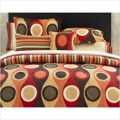 City Scene Retro Radar - Camel Red Full/Queen 