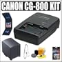 Canon CG-800 Camcorder Battery Charger Outfit for Canon HF10 800-SERIES Batteries