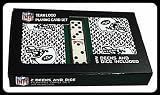 NFL New York Jets 2 Packs of Playing Cards with Dice
