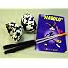 Diabolo Harlekin medium, 2-farbig schwarz/wei� mit Alu-Handst�ben und Anleitungsheft
