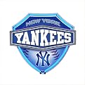 Neon Shield Wall Lamp - Yankees (15 X 13.25")