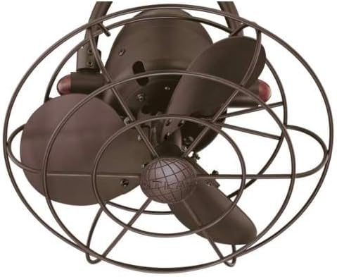 Matthews Fan AT-FH-MTL-TB Aluminum Fan Head with Decorative Cage-Textured Bronze
