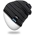 Bluetooth Beanie Hat,Rotibox Winter Outdoor Sport Premium Knit Cap with Wireless Stereo Headphone Headset Earphone Speaker Mic Hands Free for Iphone Samsung Android Cell Phones,Christmas Gifts - Black