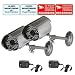 VideoSecu 2 Infrared Day Night Vision Security Cameras 36 IR LEDs Audio CCTV Bullet Cameras with Power Supplies and Security Warning Decals IR806ASK2 WG3
