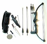 EU Gun_Bow #1 RAMBO STALLONE Hoyt Archery Arrow Knife BLACK 1:6 SCALE MODEL FOR 12" ACTION FIGURE ACCESSORIES (Original from JoyUnited @ Amazon)IMAGE