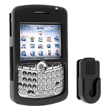 BlackBerry 8300 8310 8320 Curve Smartphone Black Aluminum Metal Case with Belt Clip