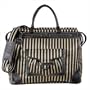 Sydney Love Black Gold Stripe Getaway Bag - Gold