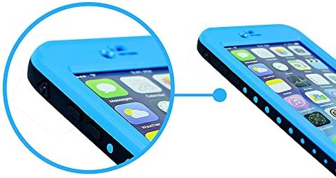 MAG Digital Iphone 6 Plus Waterproof Case [New Version] 6.6ft Underwater Shockproof Snow Proof Dirt Proof Protection Case Impact Resistant Cover for Iphone 6 Plus 5.5 Inch (blue)