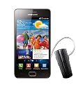 Samsung Galaxy S II i9100 - Smartphone Bundle mit HM1200 Bluetooth Headset [Amazon-Exklusiv] (10,9 cm (4,3 Zoll) Super-Amoled Plus Display, 8 MP Kamera, Android 2.3 OS, DualCore) schwarz