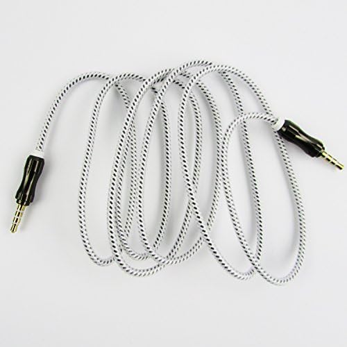 High-quality Audio Cable Line 3.5mm male to male AUX with Copper Head Transparent Rubber 2PC for Beats Headphone,iPhones,iPads,Samsaung,Smartphone,Tablet,NoteBook,Home/Car Stereos(4.9Ft-Black)