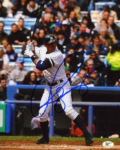 Alex Rodriguez Autographed Photo: New York Yankees 8x10 Waiting On Pitch Photograph