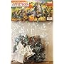 50 Piece Civil War Union Camp Playset with Tents, Lean-to's, camp fires, Union and Confederate Plastic Army Men 1/32nd 54mm Figures