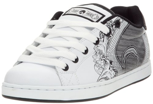 Osiris Troma Icon, Herren Skateschuhe, Weiß/Schwarz, 