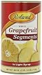 Roland Grapefruit Segments in Light Syrup, 46-Ounce Cans (Pack of 4)
