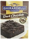 Ghirardelli Dark Chocolate Brownie Mix, 20-Ounce Boxes (Pack of 4)