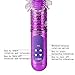 AKStore Adult Products,USB Charge Butterfly Telescopic Rotating Bead Rods 36-Frequency G Spot Vibrator Dildo Clit Stimulator Masturbation Massager Sex Toy for Women