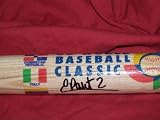 Eduardo Paret Autographed 2006 World Baseball Classic Logo Bat, Team Cuba, Proof Photo of Eduardo Signing for Us.