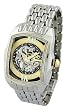 Auguste Galan MECCANIX Mens Two-tone Mechanical "Skeleton" Watch. Model: AG-0634
