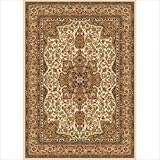 IMAGE OF Royalty 8083 Ivory Traditional Rug Size: 5'2'' x 7'2''
